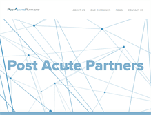 Tablet Screenshot of postacute.com